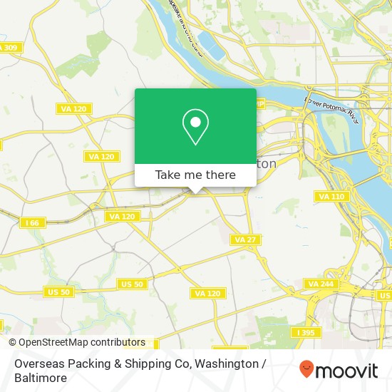 Mapa de Overseas Packing & Shipping Co