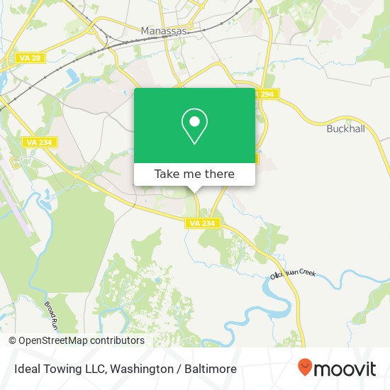 Ideal Towing LLC map