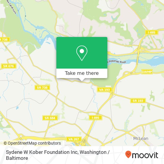 Sydene W Kober Foundation Inc map