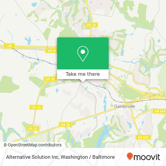 Mapa de Alternative Solution Inc