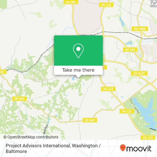 Mapa de Project Advisors International