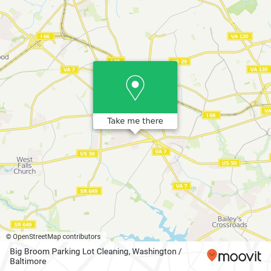 Mapa de Big Broom Parking Lot Cleaning