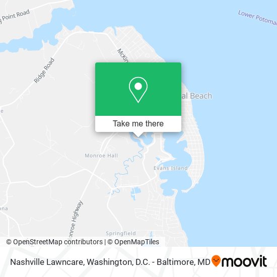 Nashville Lawncare map