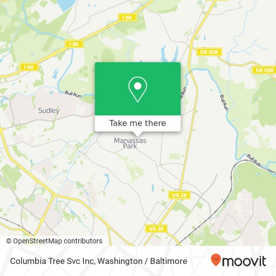 Columbia Tree Svc Inc map