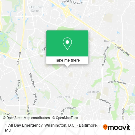 1 All Day Emergency map