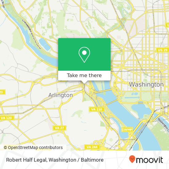 Robert Half Legal map