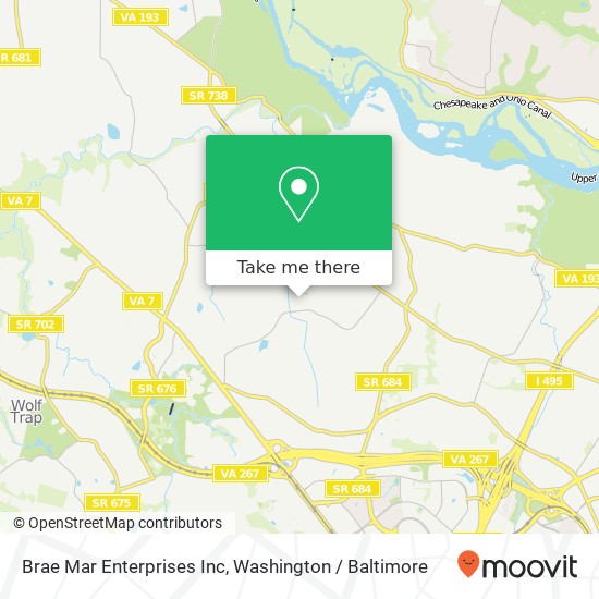 Brae Mar Enterprises Inc map