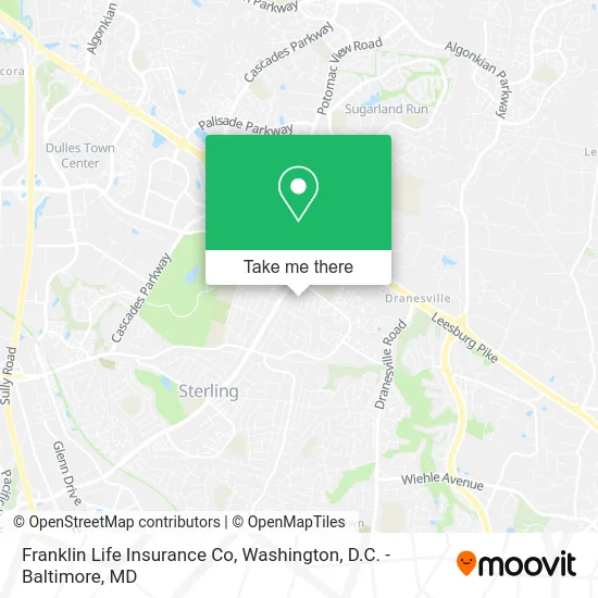 Franklin Life Insurance Co map