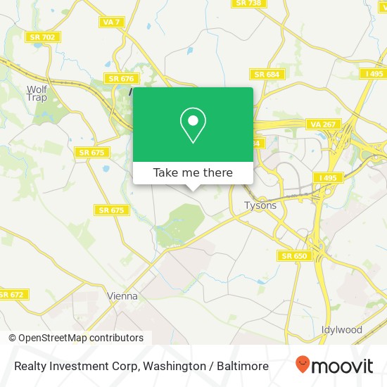 Mapa de Realty Investment Corp