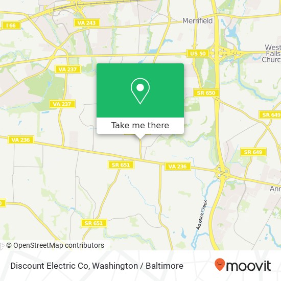 Mapa de Discount Electric Co