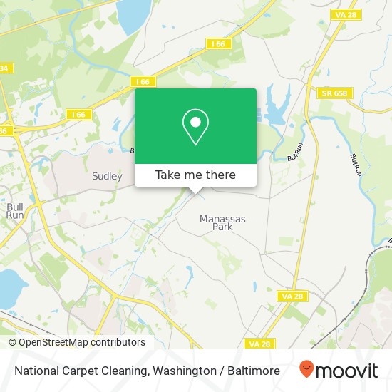 Mapa de National Carpet Cleaning