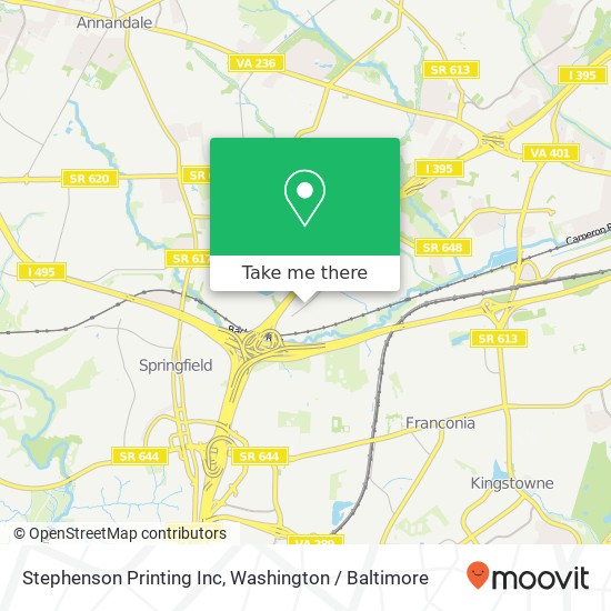 Stephenson Printing Inc map