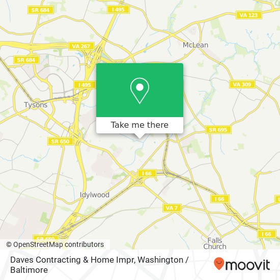 Mapa de Daves Contracting & Home Impr