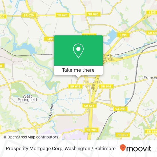 Prosperity Mortgage Corp map