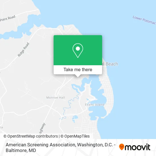 American Screening Association map