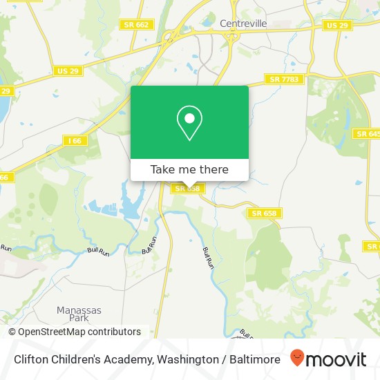 Clifton Children's Academy map