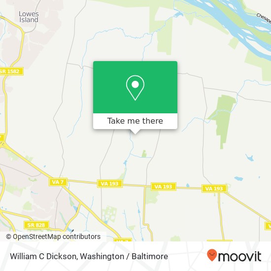 Mapa de William C Dickson