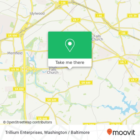 Trillium Enterprises map