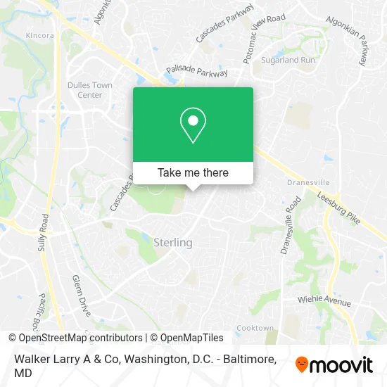 Walker Larry A & Co map