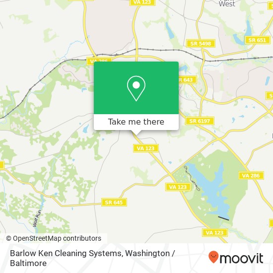 Mapa de Barlow Ken Cleaning Systems