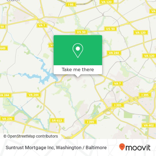 Suntrust Mortgage Inc map