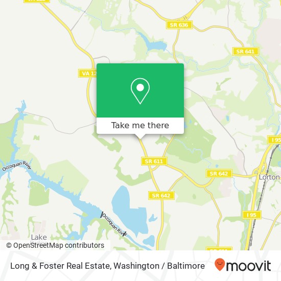 Mapa de Long & Foster Real Estate