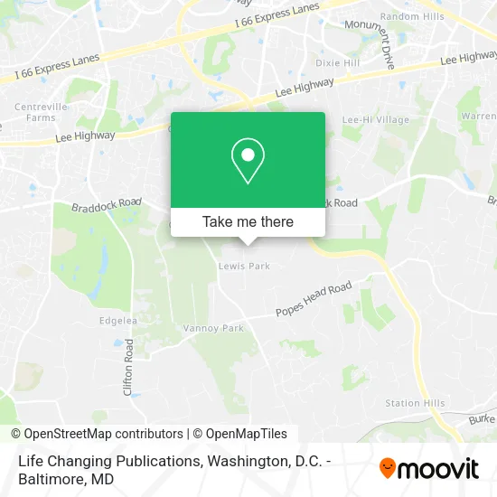 Life Changing Publications map