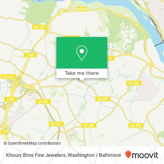Khoury Bros Fine Jewelers map