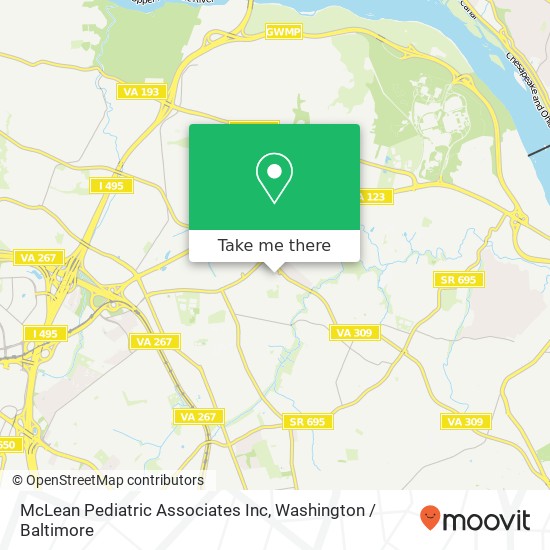 McLean Pediatric Associates Inc map