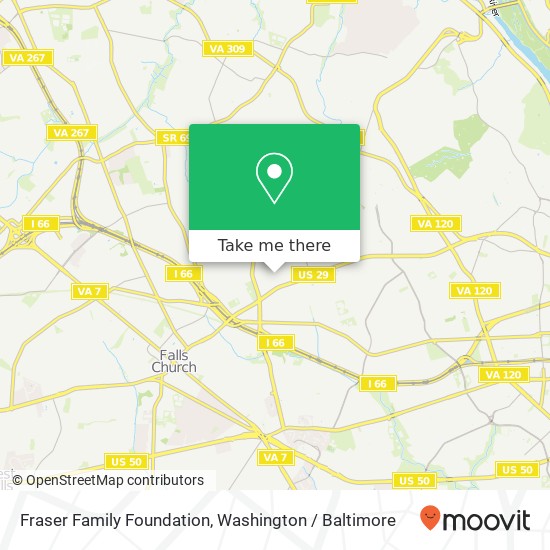 Fraser Family Foundation map