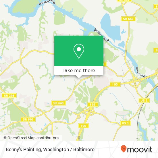 Benny's Painting map