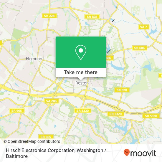 Mapa de Hirsch Electronics Corporation