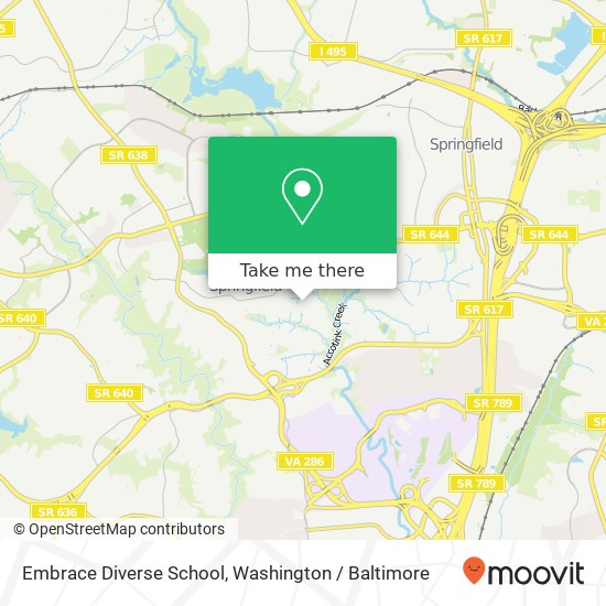 Embrace Diverse School map