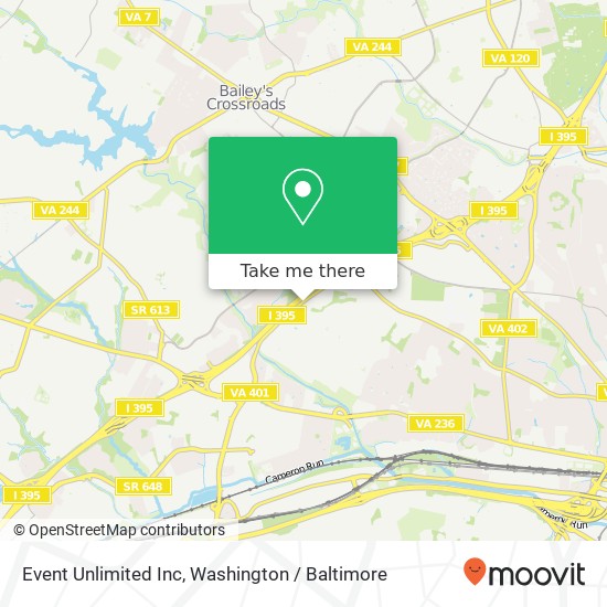 Event Unlimited Inc map