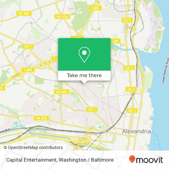 Capital Entertainment map