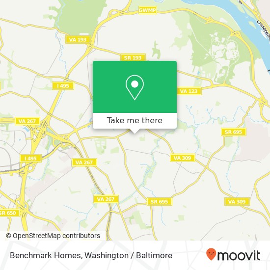 Benchmark Homes map