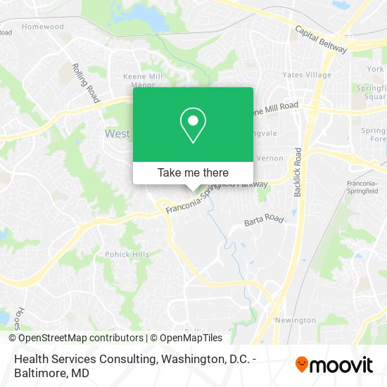 Health Services Consulting map