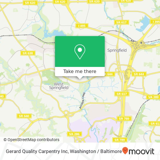 Gerard Quality Carpentry Inc map