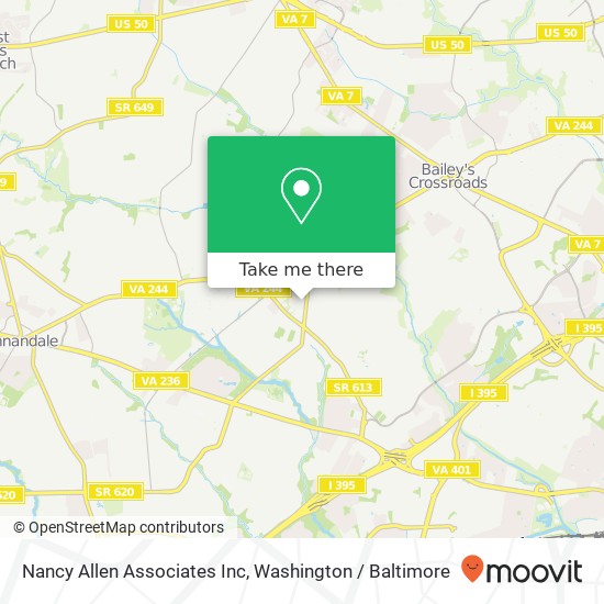 Nancy Allen Associates Inc map