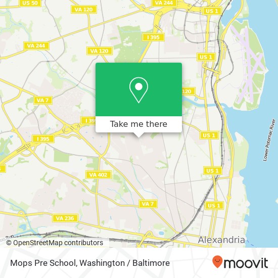 Mops Pre School map