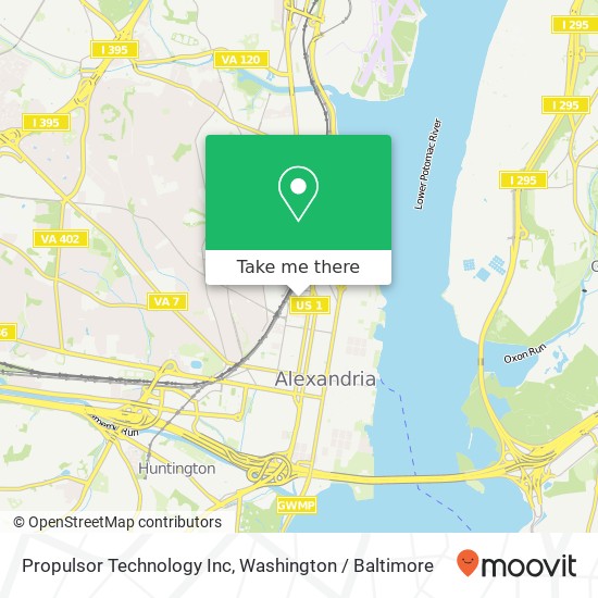 Mapa de Propulsor Technology Inc