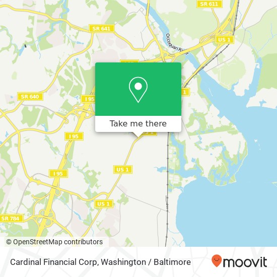 Mapa de Cardinal Financial Corp