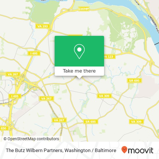 Mapa de The Butz Wilbern Partners