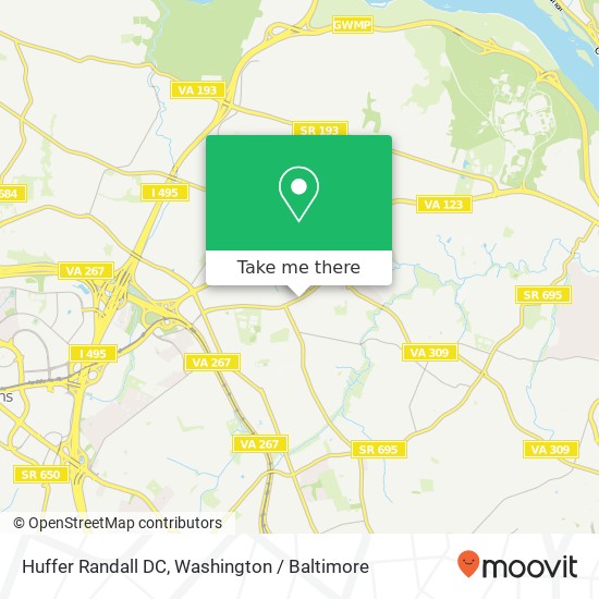 Mapa de Huffer Randall DC