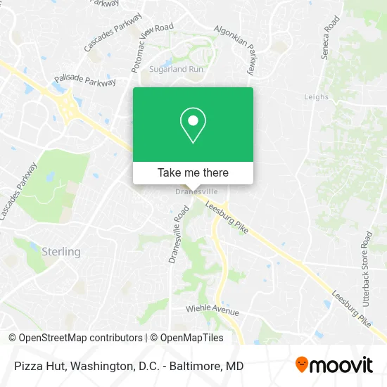 Pizza Hut map
