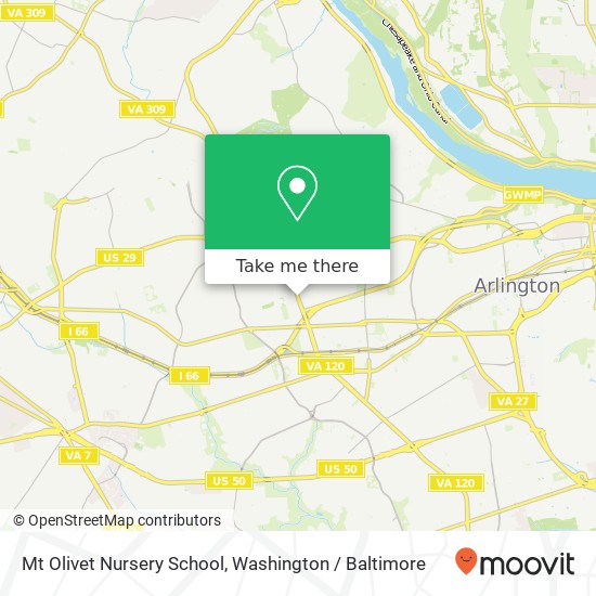 Mt Olivet Nursery School map