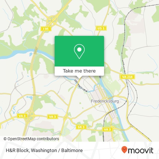 H&R Block map