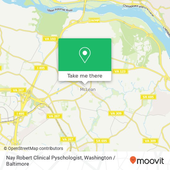 Mapa de Nay Robert Clinical Pyschologist