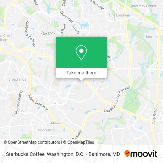 Starbucks Coffee map
