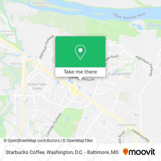 Starbucks Coffee map